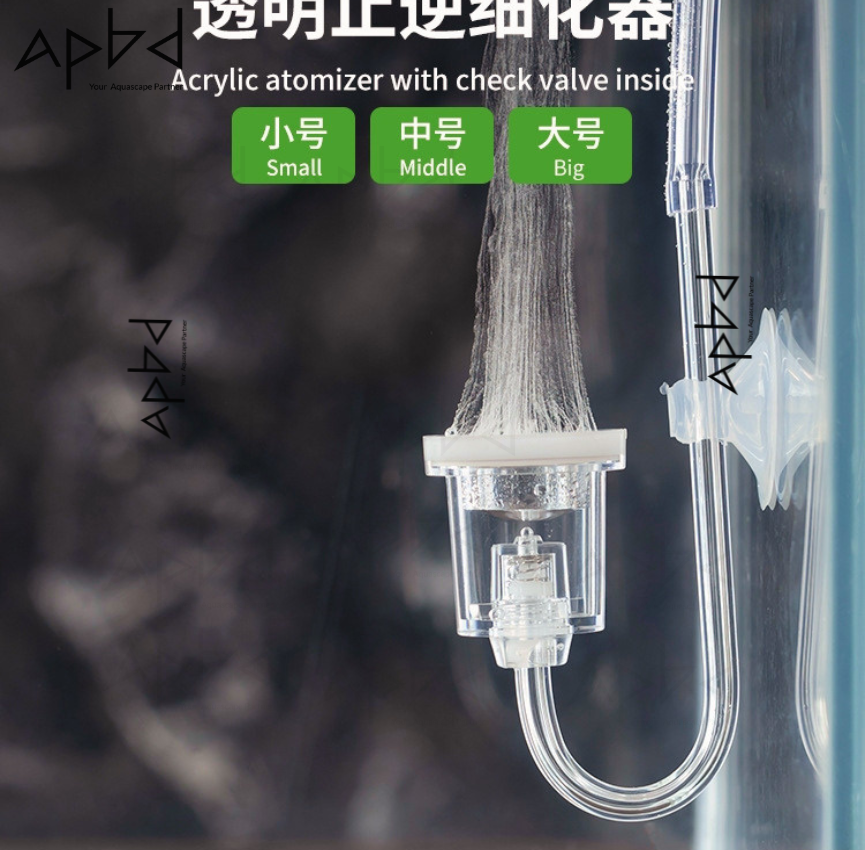 Wyin Acrylic CO2 Diffuser | Built-in Check Valve | Shatterproof Design | Price: 850 TK